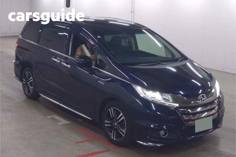 Blue 2016 Honda Odyssey Wagon Hybrid