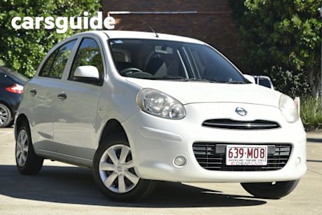 White 2013 Nissan Micra Hatchback ST