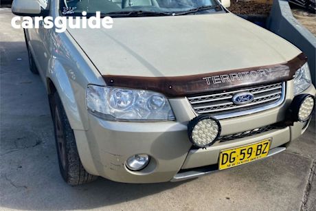 Gold 2007 Ford Territory Wagon Ghia (rwd)