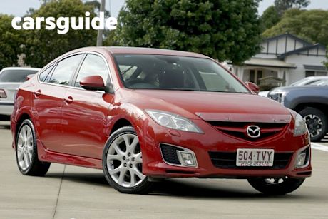 Red 2009 Mazda 6 Hatchback Luxury Sports