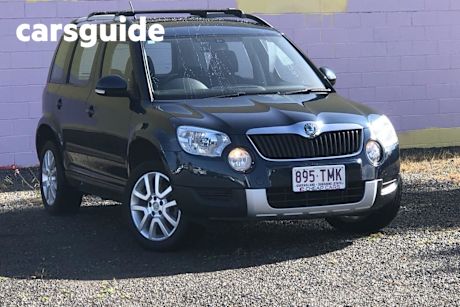 Blue 2012 Skoda Yeti Wagon 103 TDI (4X4)