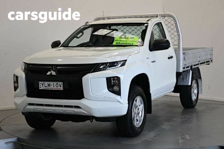 White 2022 Mitsubishi Triton Cab Chassis GLX (4X2)