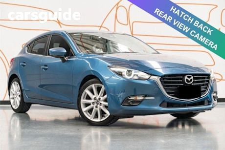Blue 2017 Mazda 3 Hatchback SP25 GT