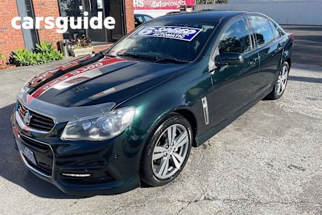 Green 2013 Holden Commodore Sedan SV6