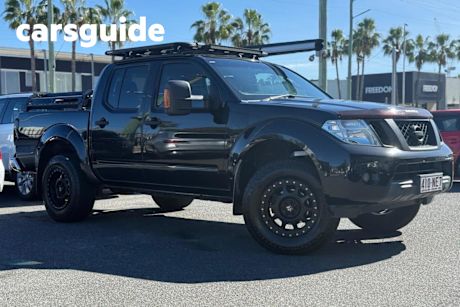 Black 2014 Nissan Navara Dual Cab Pick-up ST (4X4)
