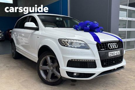 White 2013 Audi Q7 Wagon 3.0 TDI QUATTRO MY13