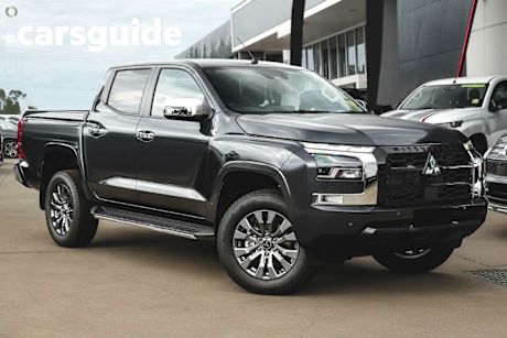 Grey 2024 Mitsubishi Triton Ute Tray GLS Pick-up Double Cab 4x4