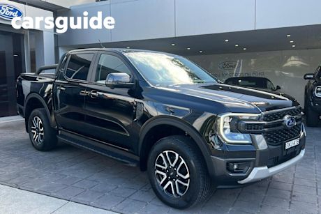 Black 2024 Ford Ranger Double Cab Pick Up Sport 2.0 (4X4)