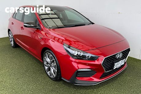 Red 2021 Hyundai I30 Hatchback N Line Premium