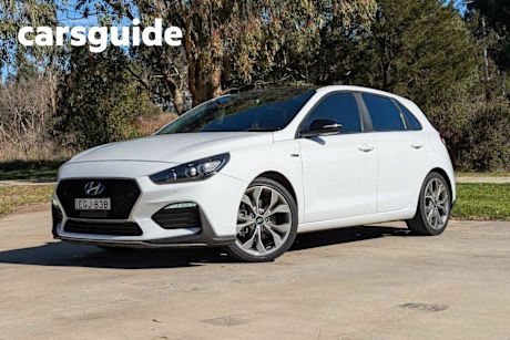White 2019 Hyundai I30 Hatchback N Line Premium