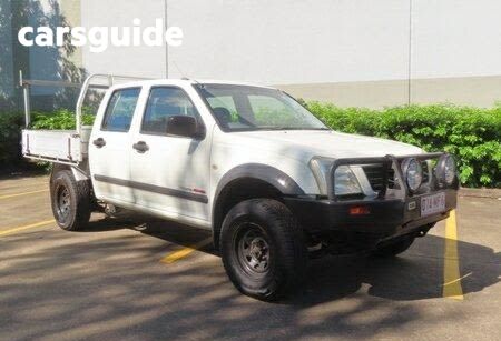 White 2005 Holden Rodeo Ute Tray LX Crew Cab