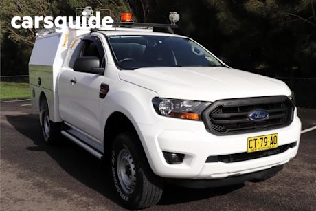 White 2018 Ford Ranger Super Cab Chassis XL 3.2 (4X4)