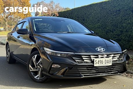 Black 2023 Hyundai I30 Sedan Elite