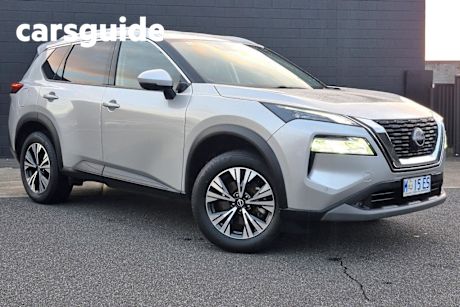 Silver 2024 Nissan X-Trail Wagon ST-L (4WD) 7 Seat