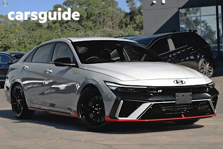 Grey 2024 Hyundai I30 Sedan N Premium With Sunroof
