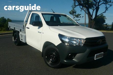White 2021 Toyota Hilux Cab Chassis Workmate (4X2)