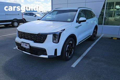White 2024 Kia Sorento Wagon Sport+ 7 Seat