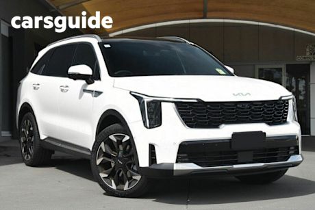 White 2025 Kia Sorento Wagon GT-Line 7 Seat