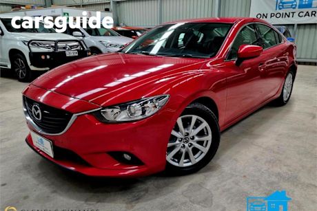 Red 2013 Mazda 6 Sedan Touring