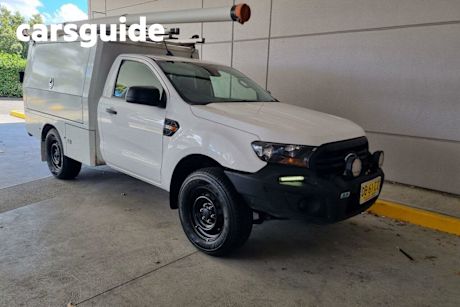White 2021 Ford Ranger Ute Tray XL
