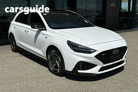 White 2024 Hyundai I30 Hatchback N Line PRM Mhev
