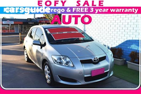 Silver 2007 Toyota Corolla Hatchback Ascent