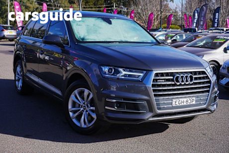 Grey 2018 Audi Q7 Wagon 3.0 TDI Quattro (160KW)