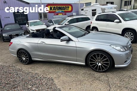Silver 2012 Mercedes-Benz E250 Cabriolet Avantgarde B.E