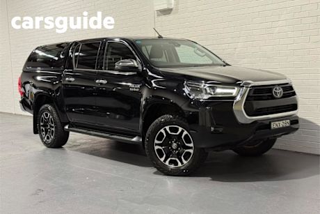 Black 2021 Toyota Hilux Double Cab Pick Up SR5 (4X4)