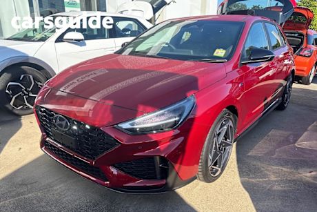 Red 2025 Hyundai I30 Hatchback N Line Mhev