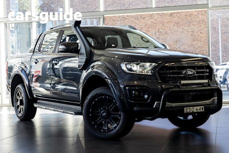 Grey 2019 Ford Ranger Double Cab Pick Up Wildtrak 2.0 (4X4)