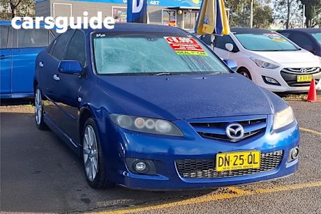 Blue 2007 Mazda 6 Hatchback Luxury Sports