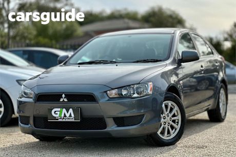 Grey 2009 Mitsubishi Lancer Hatchback ES Sportback