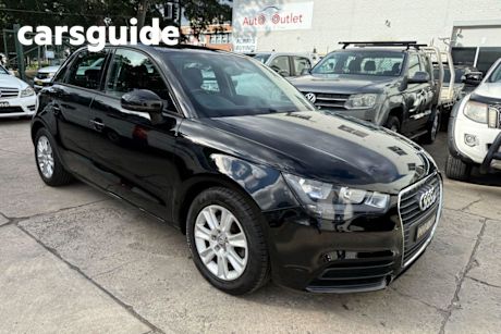 Black 2013 Audi A1 Hatchback Sportback 1.4 Tfsi Attraction