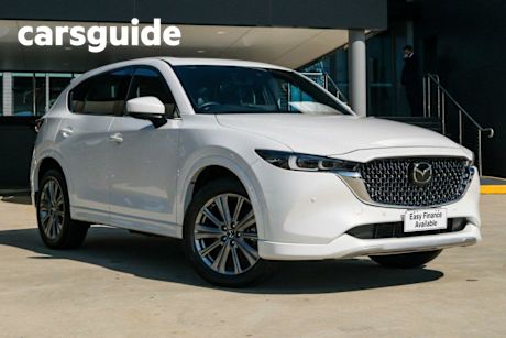 White 2024 Mazda CX-5 Wagon G35 Akera Turbo (awd)