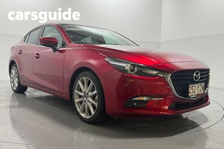 Red 2019 Mazda 3 Sedan SP25 GT (5YR)