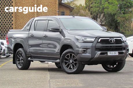 Grey 2021 Toyota Hilux Double Cab Pick Up Rogue (4X4)