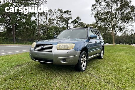 Blue 2007 Subaru Forester Wagon X