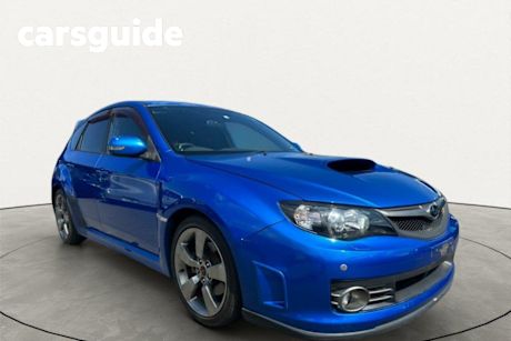 Blue 2009 Subaru Impreza Sedan WRX STI A-line AWD