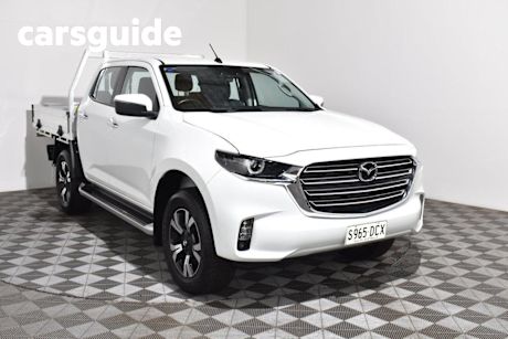 White 2023 Mazda BT-50 Dual Cab Chassis XTR (4X4)