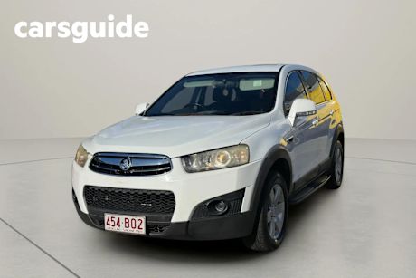 White 2013 Holden Captiva Wagon 7 SX (fwd)