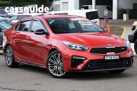 Orange 2019 Kia Cerato Sedan GT (turbo)