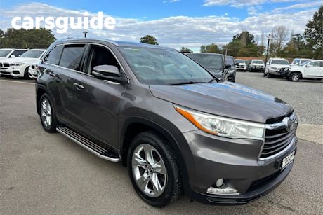 Grey 2016 Toyota Kluger Wagon Grande 2WD