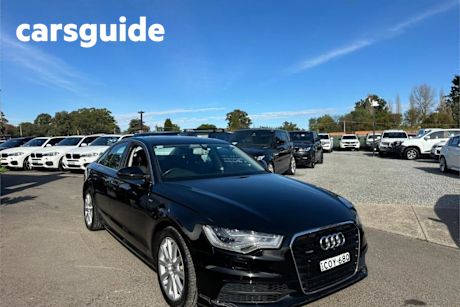 Black 2013 Audi A6 Sedan 3.0 Tfsi Quattro