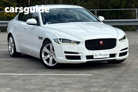 White 2016 Jaguar XE Sedan 20D R-Sport