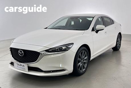 White 2021 Mazda 6 Sedan Sport
