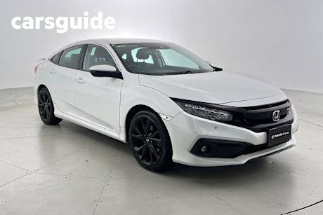 White 2019 Honda Civic Sedan RS