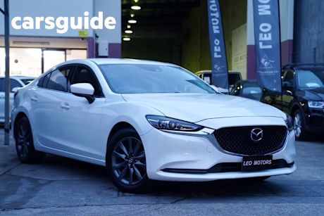 White 2021 Mazda 6 Sedan Sport