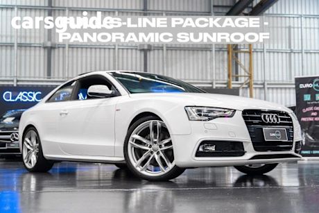 White 2016 Audi A5 Coupe 2.0 Tfsi Quattro