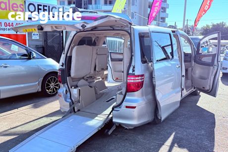 Silver 2005 Toyota Alphard Wagon
